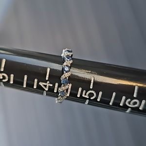 LeVian 14kt Sapphire & Diamond Ring